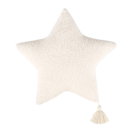 Pernă decorativă Stea - Albă 40 x 40 cm