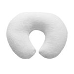 Pernă pentru alăptare din lână tricotată - Alb