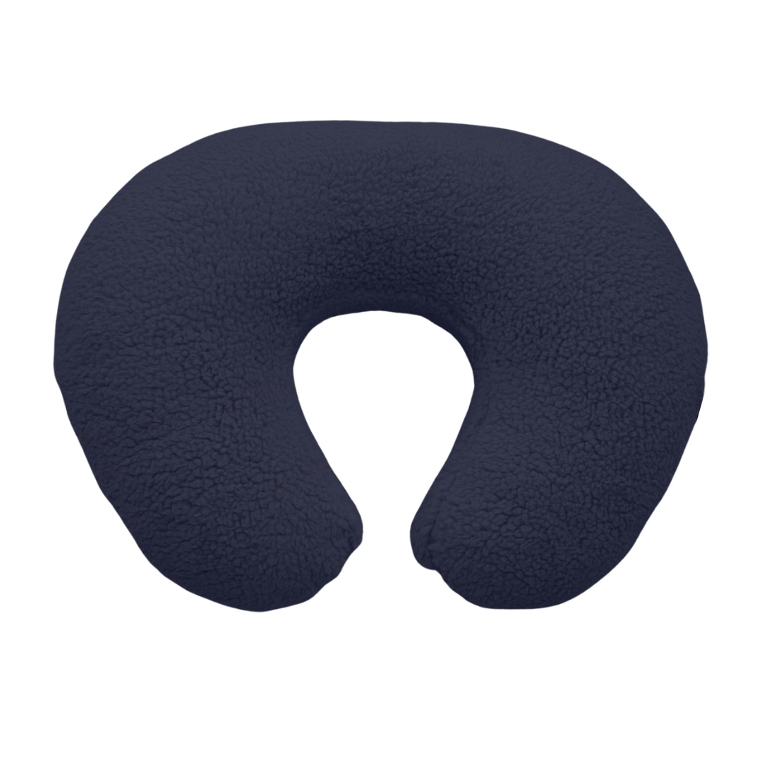 Pernă pentru alăptare din lână tricotată - Bleumarin