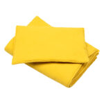 Set muselină păturică și pernă - 95 x 65 cm - Galben