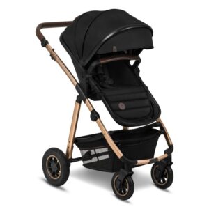 Cărucior 2 în 1, Lionelo, Amber, 0-22 kg, Negru