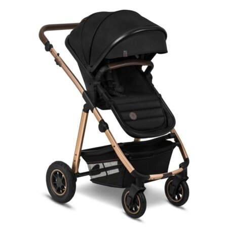 Cărucior 2 în 1, Lionelo, Amber, 0-22 kg, Negru