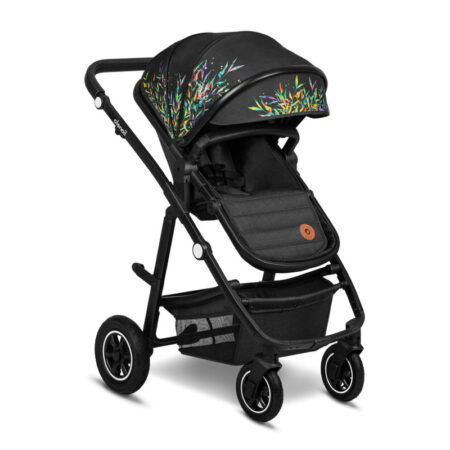 Cărucior 2 în 1, Lionelo, Amber, Ediție limitată Dreamin', 0-22 kg, Negru