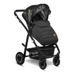 Cărucior 2 în 1, Lionelo, Amber, Ediție limitată Lovin', 0-22 kg, Negru