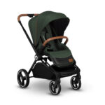 Cărucior 2 în 1, Lionelo, Mika, 0-22 kg, Verde închis
