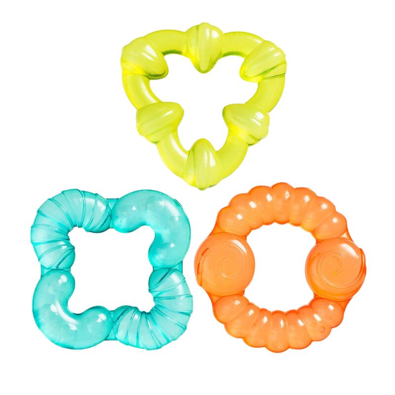 Jucării de dentiție, Cu apă, Playgro, Bumpy Gums, Multicolor