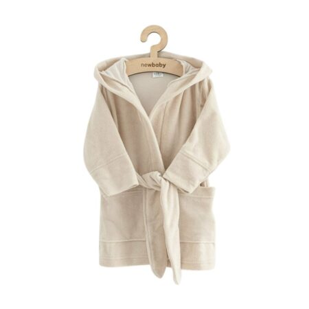 Halat de baie, 0 - 18 luni, New Baby, Comfortably beige
