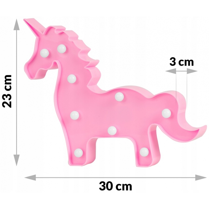 Lampă de veghe în formă de unicorn Nukido 740922 - Roz - Image 4
