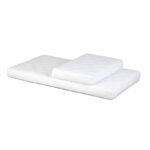 Set saltele din fibră de cocos și spumă, 190x70x11 cm, YappyKids, YappyGrow, Alb