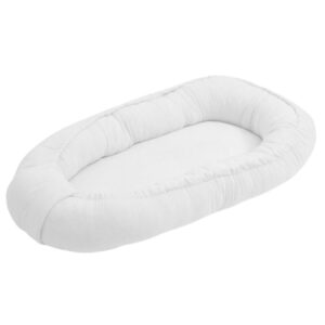 Coșulet baby nest, 80 x 50 cm, muselină, New Baby, White