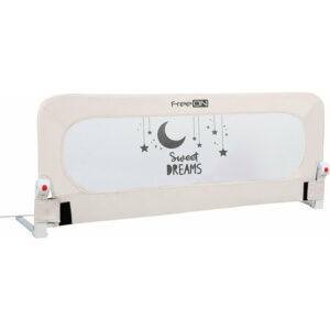 Barieră laterală pat, rabatabilă, 135 x 57 cm, FreeON, Sweet Dreams, Light Beige