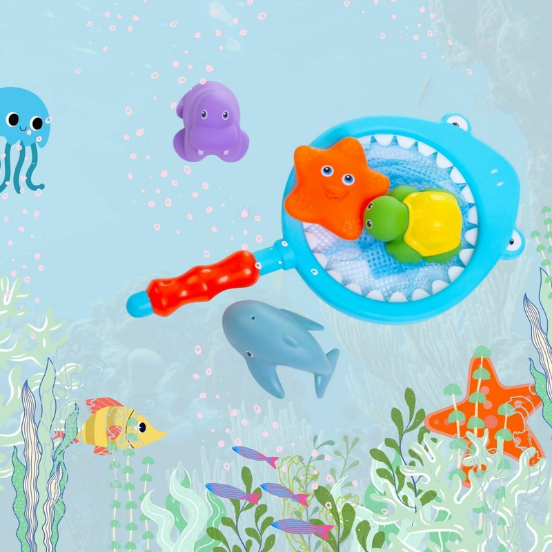 Set jucării de baie, Bocioland, Rechin și jucării marine - Image 4