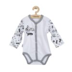 Body bebeluși cu mânecă lungă, 62 cm, din bumbac, New Baby, Music