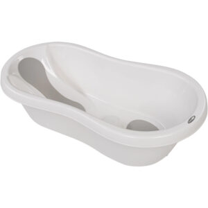 Cădiță antiderapantă cu dop, 81x41x24 cm, FreeON, White