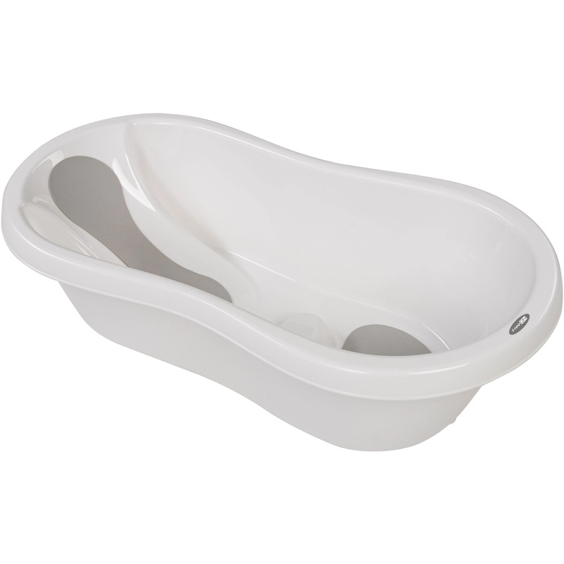 Cădiță antiderapantă cu dop, 81x41x24 cm, FreeON, White