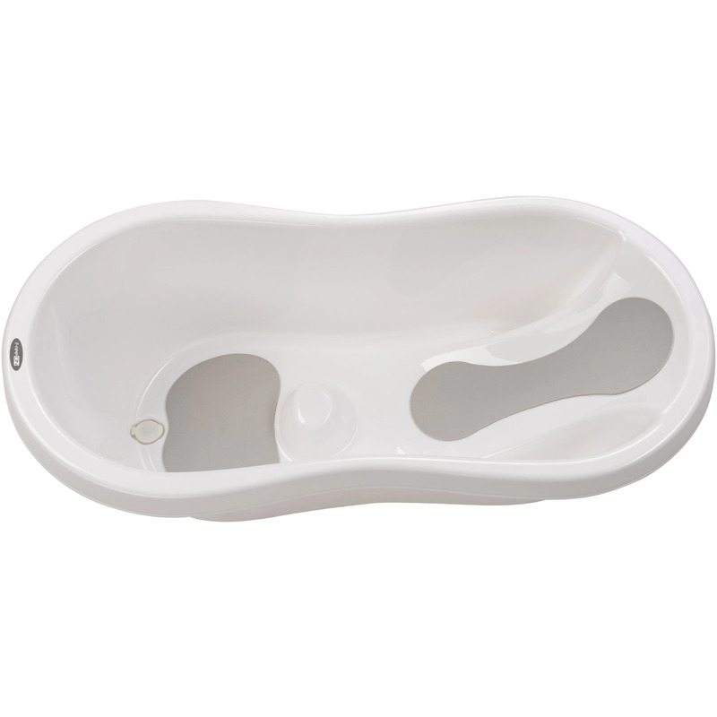 Cădiță antiderapantă cu dop, 81x41x24 cm, FreeON, White - Image 2