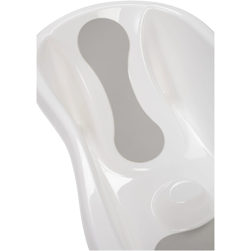 Cădiță antiderapantă cu dop, 81x41x24 cm, FreeON, White - Image 3