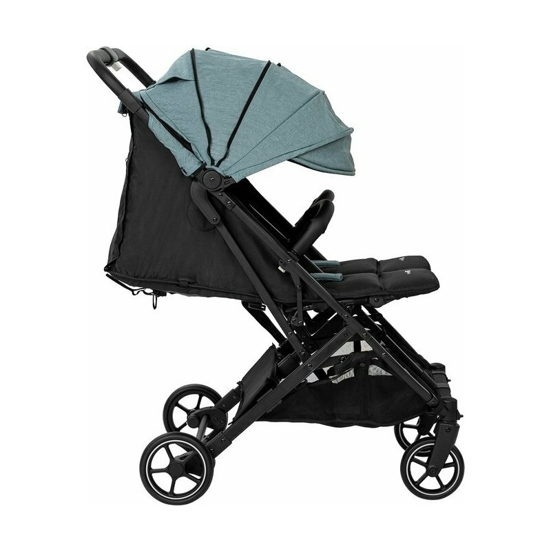 Cărucior gemeni, Spătar reglabil, Pliere compactă, FreeON, Active Twin, Dusty Green - Image 5