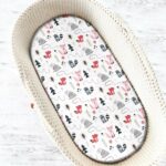 Cearceaf cu elastic, MimiNu, pentru landou, cărucior și coșulet, 80x35 cm, Vulpe