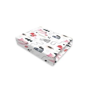 Cearceaf cu elastic, MimiNu, 83 x 50 cm, Vulpe