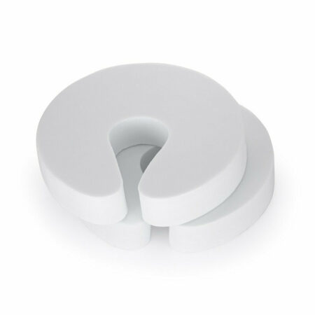 Protecții pentru oprirea ușilor, din spumă, 4 bucăți, 9.4 x 9.2 x 1.8 cm, Feedo, Alb