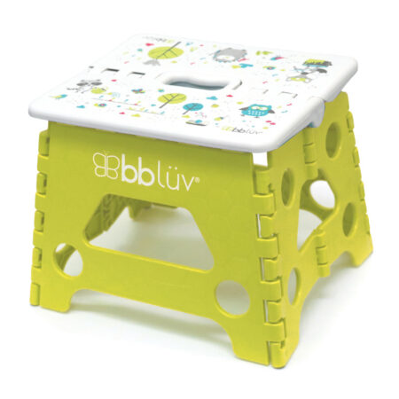 Înălțător de baie pliabil, până la 113 kg, Step, BBluv, Lime