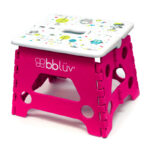 Înălțător de baie pliabil, până la 113 kg, Step, BBluv, Pink