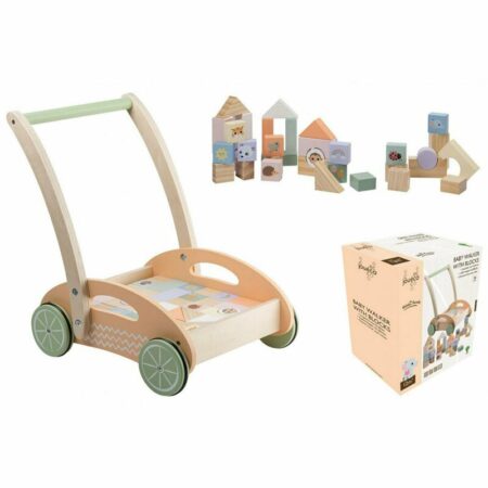 Antepremergător, Din lemn, Joueco, Familia Wildies, Multicolor