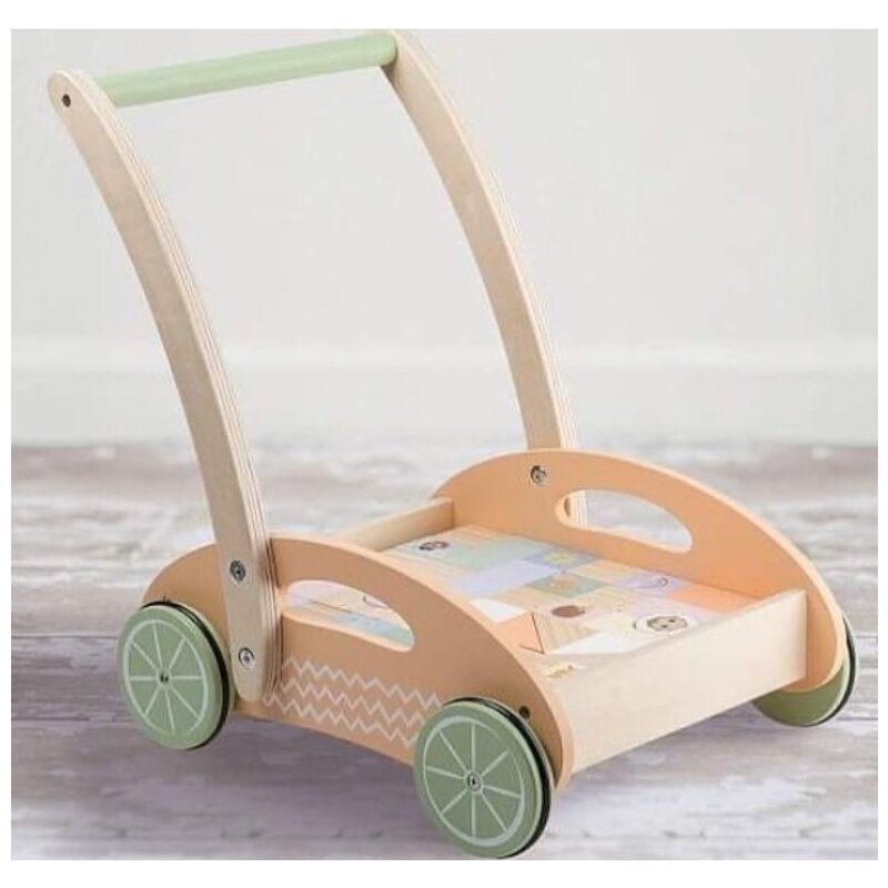 Antepremergător, Din lemn, Joueco, Familia Wildies, Multicolor - Image 3