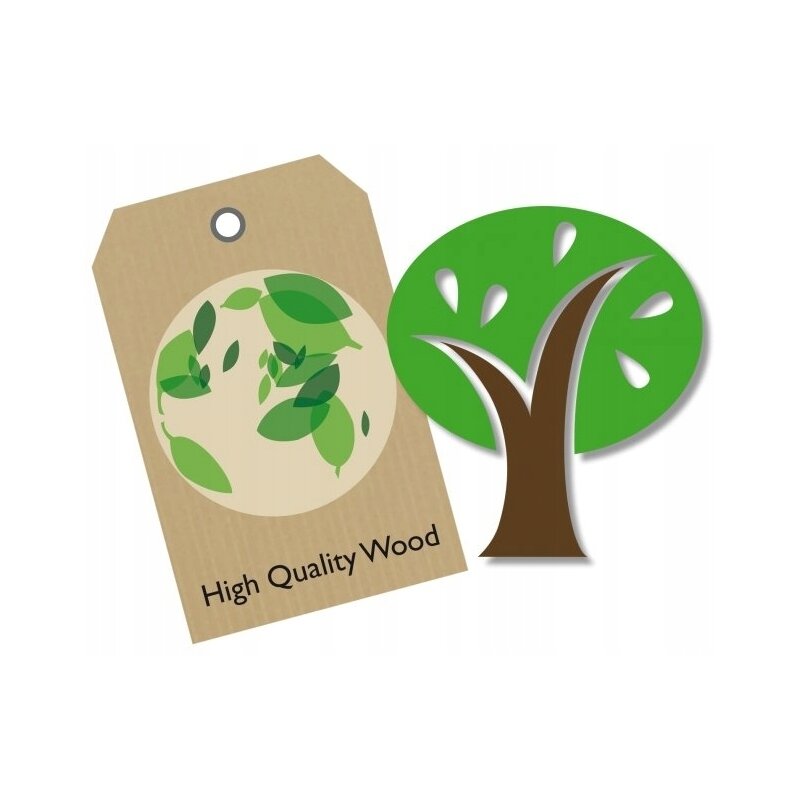 Antepremergător, Din lemn, Joueco, Familia Wildies, Multicolor - Image 6