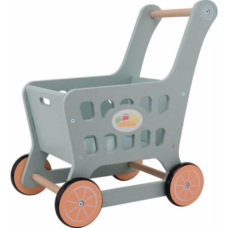 Coș de cumpărături, Din lemn, Joueco Multicolor