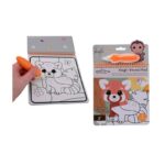 Set creativ de colorat, Joueco, The Wildies Family Magic Reveal Multicolor