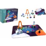 Set de joacă stație spațială din lemn, Joueco, Multicolor