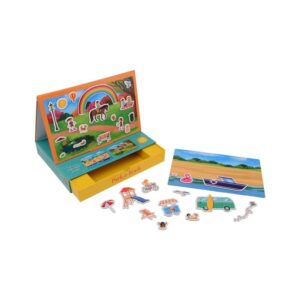 Set de joacă magnetic, Joueco, Multicolor