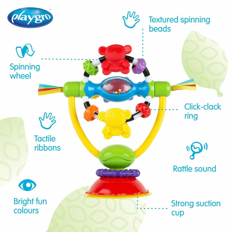 Jucărie pentru scaunul de masă, Playgro, Spinning Toy - Image 2