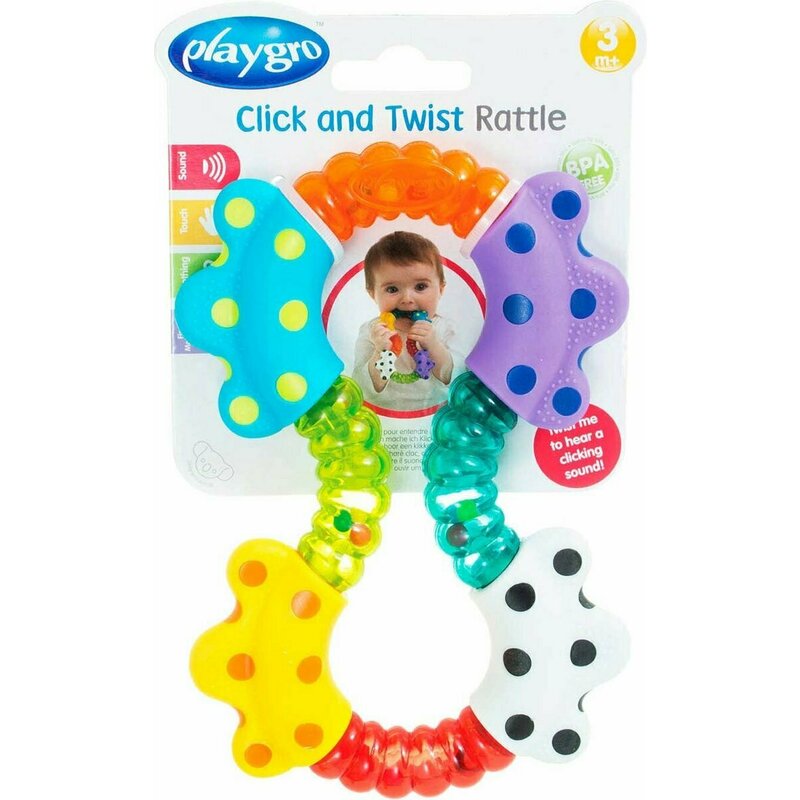 Jucărie zornăitoare, Playgro, Click and twist Rattle - Image 2