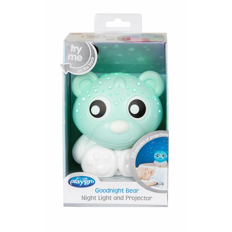 Lampă de veghe și proiector, Playgro, Portabilă, Mentă și Alb - Image 7