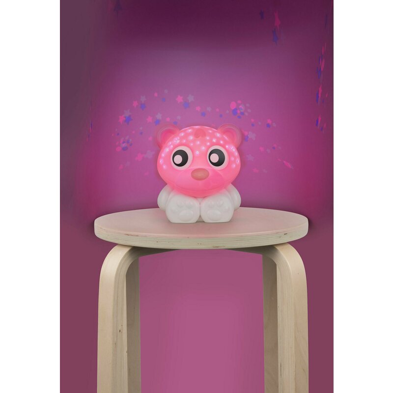 Lampa de veghe și proiector, Playgro, Portabilă, Roz și Alb - Image 3