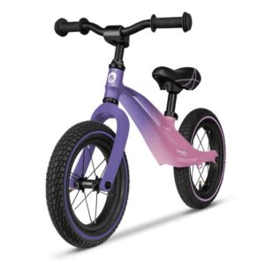 Bicicletă fără pedale, cu ghidon și șa reglabile, Bart Air, Lionelo, Pink Violet