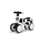 Bicicletă fără pedale cu 4 roți, antiderapantă, 12-36 luni, Lionelo, Sammy, Alb