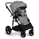Cărucior 2 în 1, Lionelo, Mari Tour, 0-22 kg, Gri