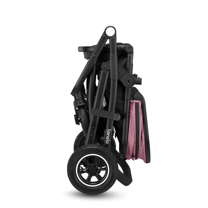 Cărucior 2 în 1, Lionelo, Amber, 0-22 kg, Roz - Image 8