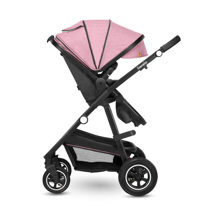 Cărucior 2 în 1, Lionelo, Amber, 0-22 kg, Roz - Image 18