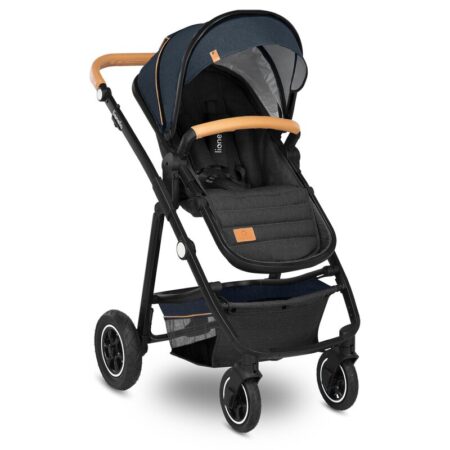 Cărucior 2 în 1, Lionelo, Amber, 0-22 kg, Albastru