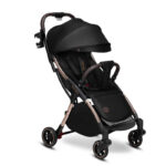 Cărucior sport, Lionelo, Julie One, 0-22 kg, Negru/Auriu