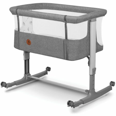 Pat co-sleeper, 3 în 1, Lionelo, Aurora Gri