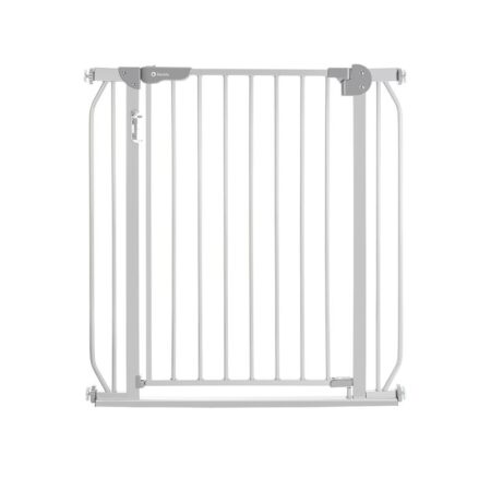 Poartă de siguranță cu șuruburi, LED cu senzor, 105 cm, Lionelo, Truus Slim Led, Gri
