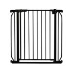 Poartă de siguranță prin presiune, 105 cm, Truus Slim, Lionelo, Negru Onyx