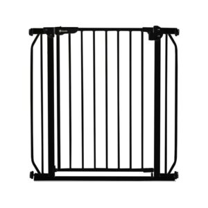 Poartă de siguranță prin presiune, 105 cm, Truus Slim, Lionelo, Negru Onyx