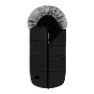 Sac de dormit impermeabil de iarnă pentru cărucior, 90x45 cm, Frode, Lionelo, Negru